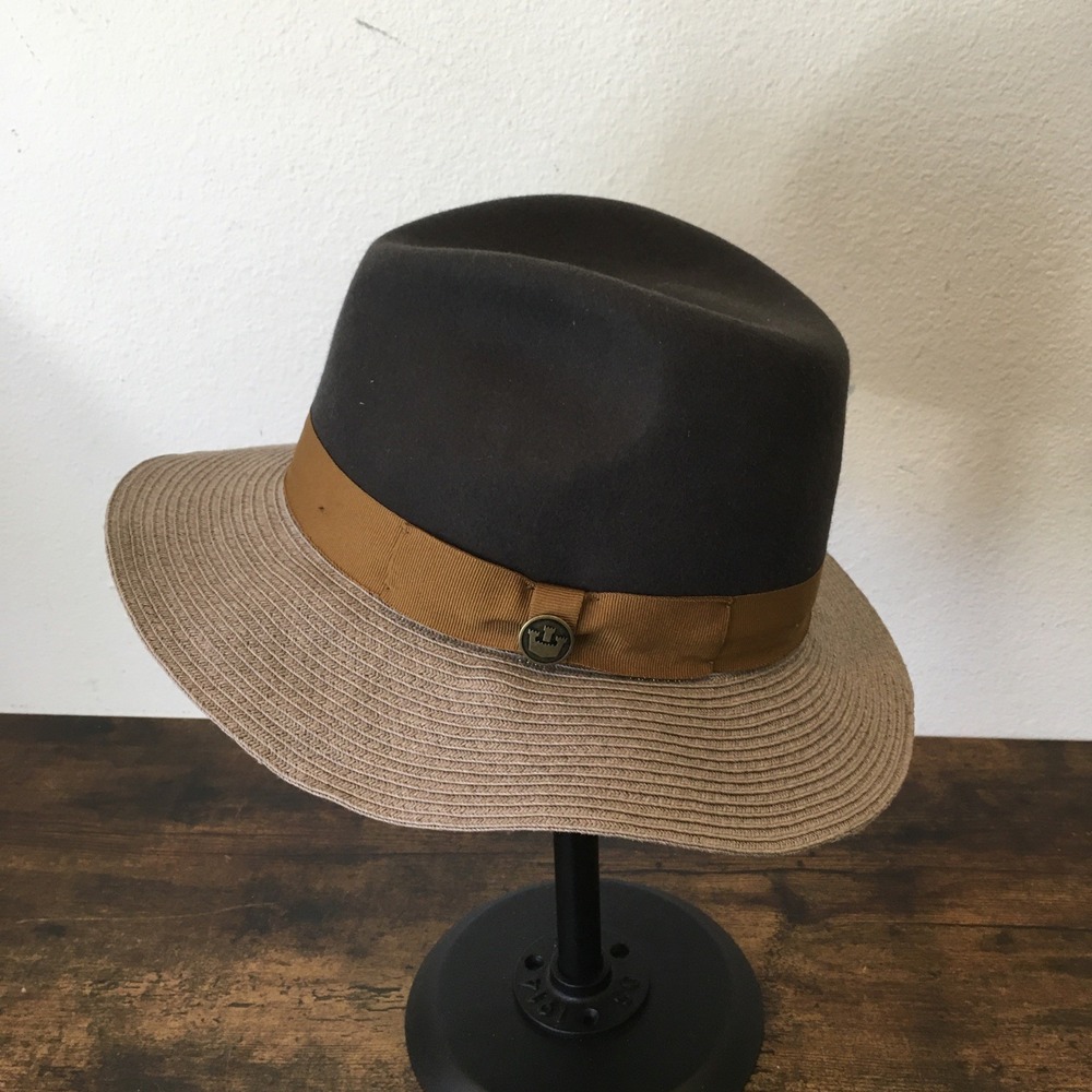 Goorin Bros “The Loyalist” Fedora Brown Wool/Paper Blend Size Small — Rare NEW!